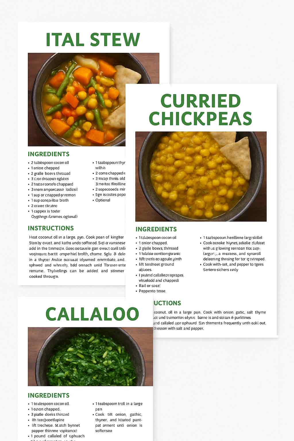 Popular Ital recipes